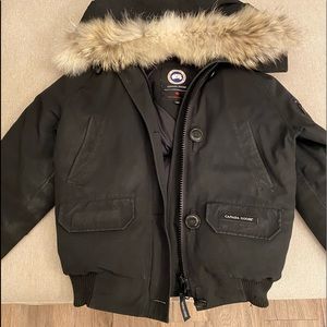 Black Canada Goose Chilliwack Bomber Parka